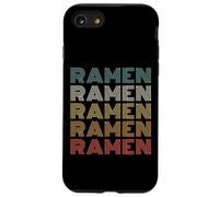 Vintage 60s 70s Font Colors Ramen Lover Restaurant Staff Custodia per iPhone SE (2020) / 7 / 8