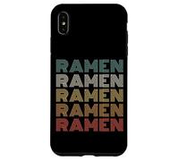 Vintage 60s 70s Font Colors Ramen Lover Restaurant Staff Custodia per iPhone XS Max