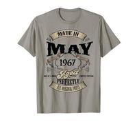 Vintage 60th Birthday Legend Maggio 1967 60 Year Regalo Maglietta