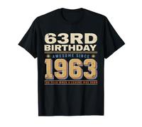 Vintage 63rd Birthday 1963 Legend Since 1963 Maglietta
