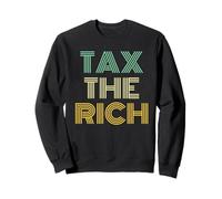 Vintage 70s Font & Colors: Tax The Rich Felpa