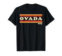 Vintage 80s Ovada Italia Retro Grafica Maglietta