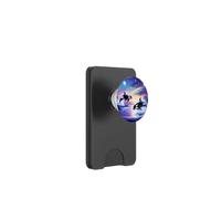 Vintage 90s Inspired Airbrush Orca Sunset Rainbow Frutiger PopSockets PopWallet per MagSafe