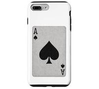 Vintage Ace Spade Classic Poker Card Custodia per iPhone 7 Plus/8 Plus