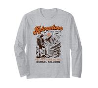 Vintage Adventure è là Fuori Divertente Escursionismo Montagna all'aperto Maglia a Manica