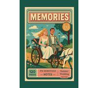 Vintage Aesthetic Notebook "Summer Wedding Memories", Blank Journal, Hardcover, 120 Pages, 6" x 9", A5: Lovely Gift for Friends and Family, Timeless, ... Ideas, Journaling, Creative Writing, Planning