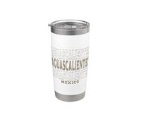 Vintage Aguascalientes Messico Bicchiere termico in acciaio inox doppia parete
