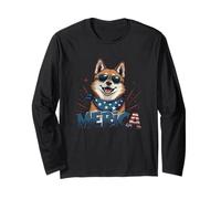 Vintage Akita 4 luglio Merica Maglia a Manica