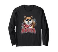 Vintage Akita 4 luglio Merica Maglia a Manica