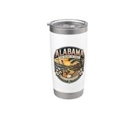 Vintage Alabama Dolce Southern Roots Musica Cuore Di Dixie Bicchiere termico in acciaio inox doppia parete