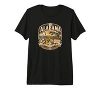 Vintage Alabama Sweet Southern Roots Music Maglietta Premium