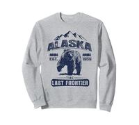 Vintage Alaska L'ultima frontiera - Bear Alaska Felpa