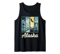Vintage Alaska Wildlife Glacier Avventura Whale Watching Canotta