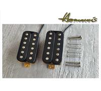 Vintage Alnico V Humbucker Pick Up Set, Nero, Avvolto A Mano, Suono Top