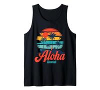 Vintage Aloha Hawaii Spiaggia Vibes Vacanza Souvenir Retro Canotta