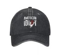 Vintage American Idiot Berretto da Baseball Uomo Donna Distressed Lavato Testausura Dookie Saviors Hip Hop Album Outdoor Summer Caps Cappello