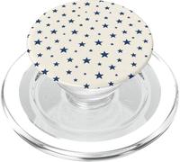 Vintage American Patriotic Stars Pattern Blu USA Style PopSockets PopGrip per MagSafe