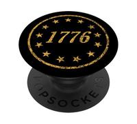Vintage americano 13 stelle in un cerchio 1776 USA Pride simbolo PopSockets PopGrip Adesivo