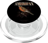 Vintage Americano Robin Bird Art Natura Guardare PopSockets PopGrip per MagSafe