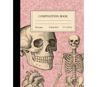 Vintage Anatomy Composition Book - College Ruled | 100 Pages | 7.5" x 9.25"