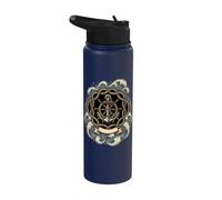 Vintage Anchor Compass Veliero Nautico Marittimo Mare Stainless Steel Insulated Water Bottle