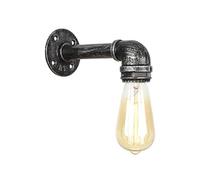 Vintage Ancient Silver Water Pipe Wall?light Steam Punk Loft Industrial Iron Retro Wall Lamp Vintage Sconce Spotlights For Living Room Bedroom Bar Restaurant Modern Chand (Silver)