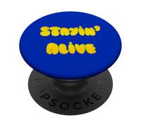 Vintage anni '70 Stayin' Alive PopSockets PopGrip Adesivo