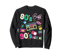 Vintage Anni '80 Baby 90s Made Me Retro Anni '80 Nostalgia Anni '90 Felpa