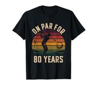 Vintage Anni 80 Compleanno Golf On Par For Anni 80 Golfer Maglietta