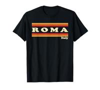 Vintage Anni '80 Roma Italia Retro Grafica Maglietta