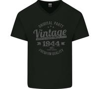 Vintage Anno 81° Compleanno 1944 Uomo V-Neck T-Shirt In Cotone