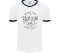 Vintage Anno 82nd Compleanno 1943 Uomo Ringer