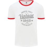 Vintage Anno 82nd Compleanno 1943 Uomo Ringer