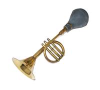 Vintage Antico Stile Ottone & Gomma Lampadina Circolare Corno Auto Taxi Decor