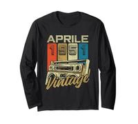 Vintage Aprile 1951 - 75 Compleanno Anni Uomo Donna Maglia a Manica