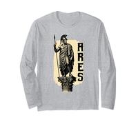 Vintage Ares Antica Grecia Dio Mitologia Greca Maglia a Manica