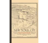 Vintage Arial Map New York Lined Journal Notebook 6” x 9” Hard Cover 140 pages. College Ruled Notebook. Ideal Gift for Map lovers, Writers, Professors, Teachers, and Students.