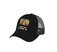 Vintage Ask Me About My Dog Uomo Donna Cappellino da Baseball Confortevole Berretto da Baseball Traspirante Snapback cap per Estivo Tennis Corsa