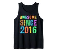 Vintage Awesome dal 2016 10° Compleanno Ragazzo Ragazza Il Mio decimo Canotta