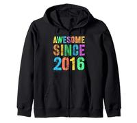 Vintage Awesome dal 2016 10° Compleanno Ragazzo Ragazza Il Mio decimo Felpa con Cappuccio