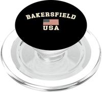 Vintage Bakersfield USA Bandiera americana CA Cool Souvenir Retro PopSockets PopGrip per MagSafe