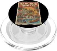 Vintage Bangkok Thailandia Viaggio Souvenir Città Turistico Regalo PopSockets PopGrip per MagSafe