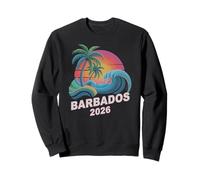 Vintage Barbados 2026 Vacanza Surf Viaggio Mamme BFF Vibes Felpa
