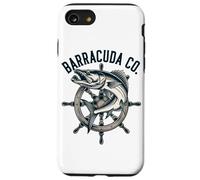 Vintage Barracuda Nautico Elmo Pesca Oceano Custodia per iPhone SE (2020) / 7/8