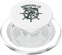 Vintage Barracuda Nautico Elmo Pesca Oceano PopSockets PopGrip per MagSafe