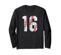 Vintage Baseball Mom #16 Jersey Baseball Giocatore Preferito Maglia a Manica