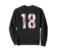 Vintage Baseball Mom #18 Jersey Baseball Giocatore Preferito Felpa