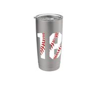 Vintage Baseball Mom #18 Jersey giocatore di baseball numero 18 Bicchiere termico in acciaio inox doppia parete