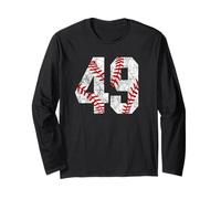 Vintage Baseball Mom #49 Jersey Baseball Giocatore Preferito Maglia a Manica