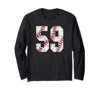 Vintage Baseball Mom #59 Jersey Baseball Giocatore Preferito Maglia a Manica
